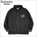 【送料無料】KustomStyle カスタムスタイル CYPRESS L/Sシャツ BLACK