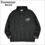 【送料無料】KustomStyle カスタムスタイル CYPRESS L/Sシャツ BLACK