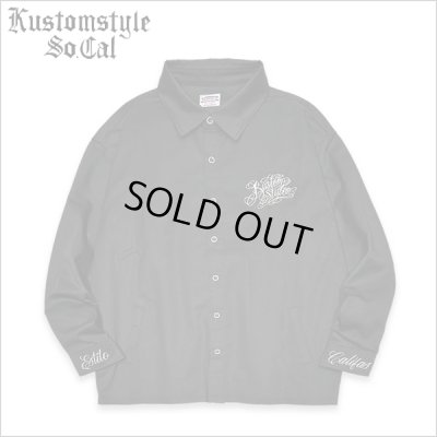 画像1: 【送料無料】KustomStyle カスタムスタイル CYPRESS L/Sシャツ BLACK