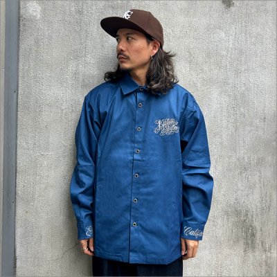 画像3: 【送料無料】KustomStyle カスタムスタイル CYPRESS L/Sシャツ BLUE