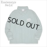 【送料無料】KustomStyle カスタムスタイル CYPRESS L/Sシャツ GREEN