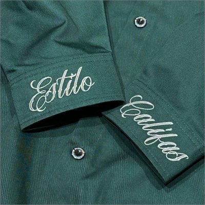 画像5: 【送料無料】KustomStyle カスタムスタイル CYPRESS L/Sシャツ GREEN