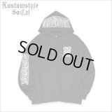 【送料無料】KustomStyle カスタムスタイル CHAVO LOGO プルオーバーパーカー BLACK