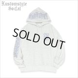 【送料無料】KustomStyle カスタムスタイル CHAVO LOGO プルオーバーパーカー ASH