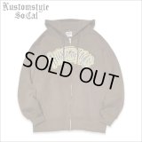 【送料無料】KustomStyle カスタムスタイル HAVOC ZIPパーカー BROWN