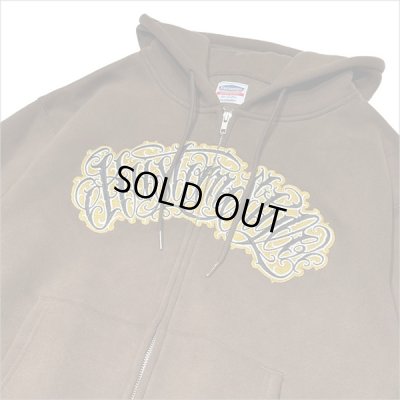 画像4: 【送料無料】KustomStyle カスタムスタイル HAVOC ZIPパーカー BROWN