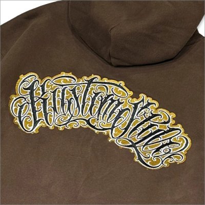 画像5: 【送料無料】KustomStyle カスタムスタイル HAVOC ZIPパーカー BROWN