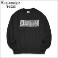 【送料無料】KustomStyle カスタムスタイル CHAVO LOGO クルーネックスウェット BLACK