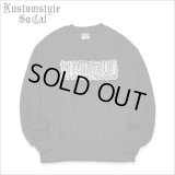 【送料無料】KustomStyle カスタムスタイル CHAVO LOGO クルーネックスウェット BLACK