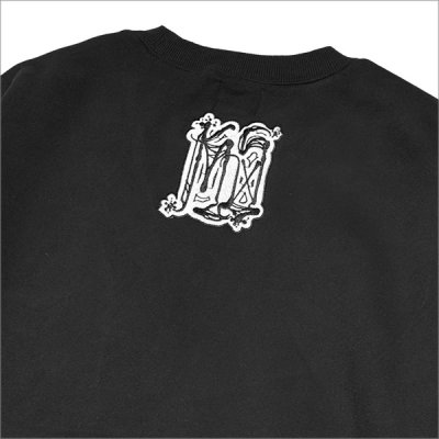 画像5: 【送料無料】KustomStyle カスタムスタイル CHAVO LOGO クルーネックスウェット BLACK