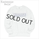 【送料無料】KustomStyle カスタムスタイル CHAVO LOGO クルーネックスウェット ASH