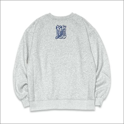 画像2: 【送料無料】KustomStyle カスタムスタイル CHAVO LOGO クルーネックスウェット ASH