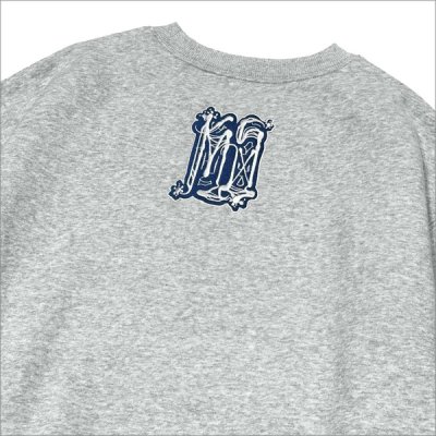 画像5: 【送料無料】KustomStyle カスタムスタイル CHAVO LOGO クルーネックスウェット ASH