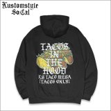【送料無料】KustomStyle カスタムスタイル TACO MESA プルオーバーパーカー BLACK