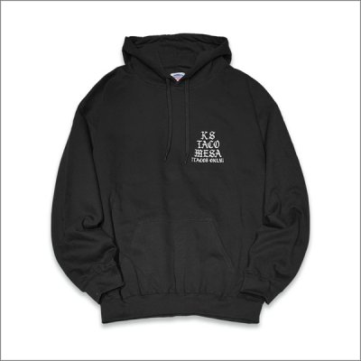 画像2: 【送料無料】KustomStyle カスタムスタイル TACO MESA プルオーバーパーカー BLACK
