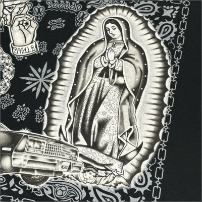 画像4: 【送料無料】KustomStyle カスタムスタイル CONQUISTA プルオーバーパーカー BLACK