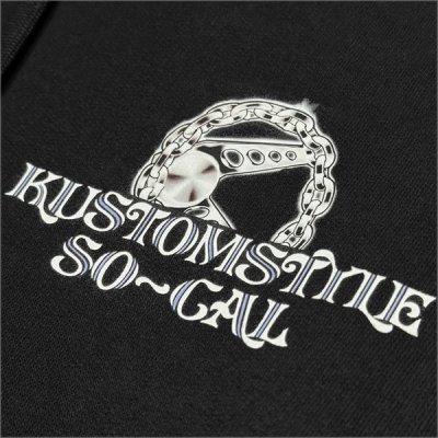 画像6: 【送料無料】KustomStyle カスタムスタイル CONQUISTA プルオーバーパーカー BLACK