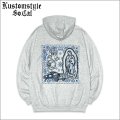 【送料無料】KustomStyle カスタムスタイル CONQUISTA プルオーバーパーカー ASH