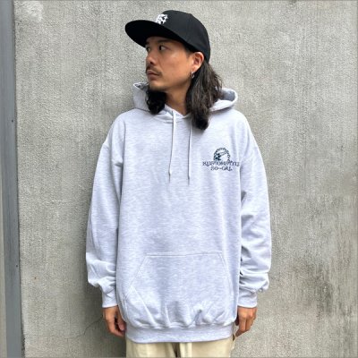 画像3: 【送料無料】KustomStyle カスタムスタイル CONQUISTA プルオーバーパーカー ASH