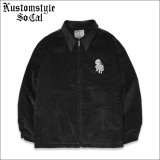 【送料無料】KustomStyle カスタムスタイル K/S ROSE CORDUROY JKT BLACK