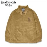 【送料無料】KustomStyle カスタムスタイル K/S ROSE CORDUROY JKT CAMEL