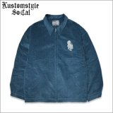 【送料無料】KustomStyle カスタムスタイル K/S ROSE CORDUROY JKT LAKE BLUE