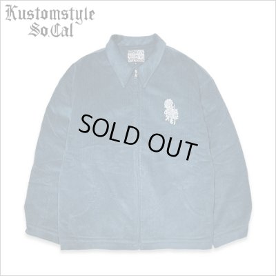 画像1: 【送料無料】KustomStyle カスタムスタイル K/S ROSE CORDUROY JKT LAKE BLUE