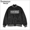 【送料無料】KustomStyle カスタムスタイル CHAVO LOGO NYLON STADIUM JKT BLACK