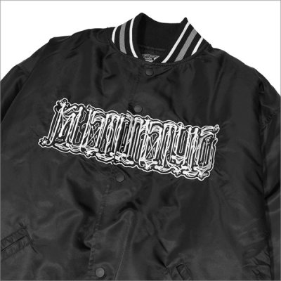画像5: 【送料無料】KustomStyle カスタムスタイル CHAVO LOGO NYLON STADIUM JKT BLACK