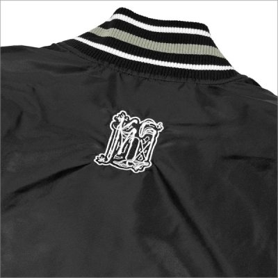 画像6: 【送料無料】KustomStyle カスタムスタイル CHAVO LOGO NYLON STADIUM JKT BLACK