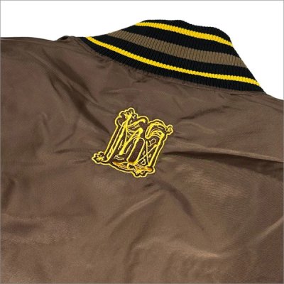 画像6: 【送料無料】KustomStyle カスタムスタイル CHAVO LOGO NYLON STADIUM JKT BROWN