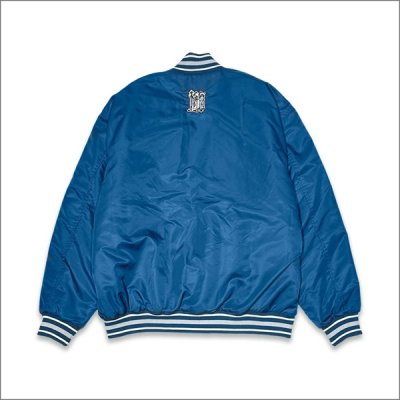 画像2: 【送料無料】KustomStyle カスタムスタイル CHAVO LOGO NYLON STADIUM JKT BLUE