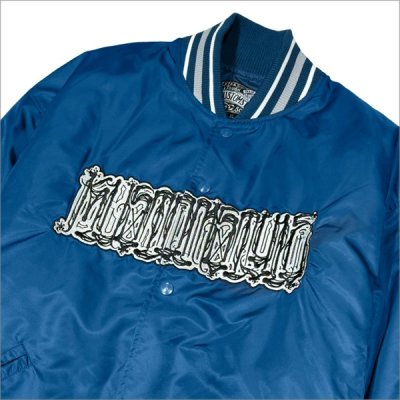 画像5: 【送料無料】KustomStyle カスタムスタイル CHAVO LOGO NYLON STADIUM JKT BLUE