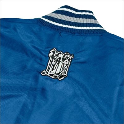 画像6: 【送料無料】KustomStyle カスタムスタイル CHAVO LOGO NYLON STADIUM JKT BLUE