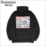 【送料無料】KustomStyle カスタムスタイル KSPS プルオーバーパーカー BLACK