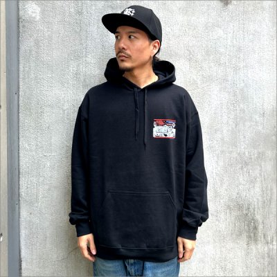 画像3: 【送料無料】KustomStyle カスタムスタイル KSPS プルオーバーパーカー BLACK