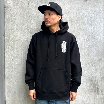 画像3: 【送料無料】KustomStyle カスタムスタイル KEEP MANNERSプルオーバーパーカー BLACK