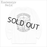 KustomStyle カスタムスタイル RINPYO L/S Tシャツ WHITE
