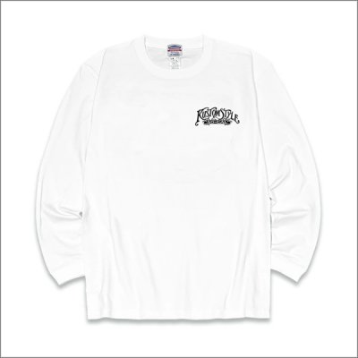 画像2: KustomStyle カスタムスタイル RINPYO L/S Tシャツ WHITE