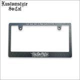 KustomStyle カスタムスタイル RAISED BANDANA ナンバープレート