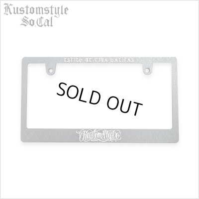 画像1: KustomStyle カスタムスタイル RAISED BANDANA ナンバープレート