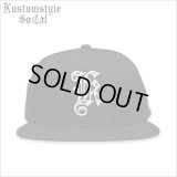 KustomStyle カスタムスタイル BAGGED スナップバックCAP BLACK