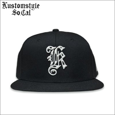 画像1: KustomStyle カスタムスタイル BAGGED スナップバックCAP BLACK