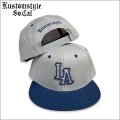 KustomStyle カスタムスタイル LA-BANDANA スナップバックCAP NAVY/GRAY
