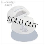 KustomStyle カスタムスタイル LA-BANDANA スナップバックCAP NAVY/GRAY