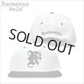 KustomStyle カスタムスタイル K DIA スナップバックCAP BLACK/WHITE