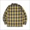 画像2: 【送料無料】KustomStyle カスタムスタイル ROOTED IN THE STREETS L/Sチェックシャツ YELLOW (2)