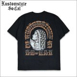 KustomStyle カスタムスタイル SIDEFACE Tシャツ BLACK