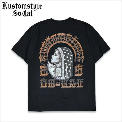 画像1: KustomStyle カスタムスタイル SIDEFACE Tシャツ BLACK