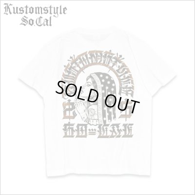 画像1: KustomStyle カスタムスタイル SIDEFACE Tシャツ WHITE
